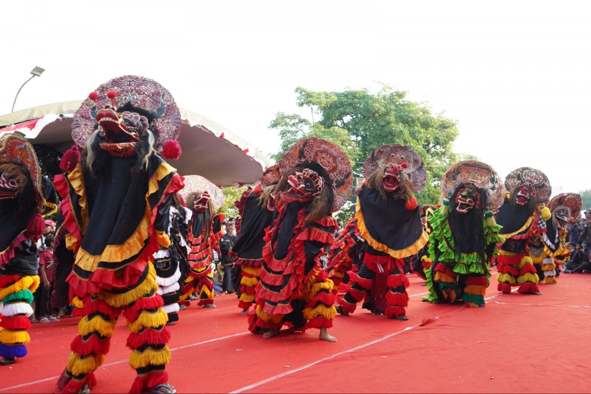 Seni barong Kabupaten Kediri (Foto: Humas Pemkab Kediri/jatimnow.com)