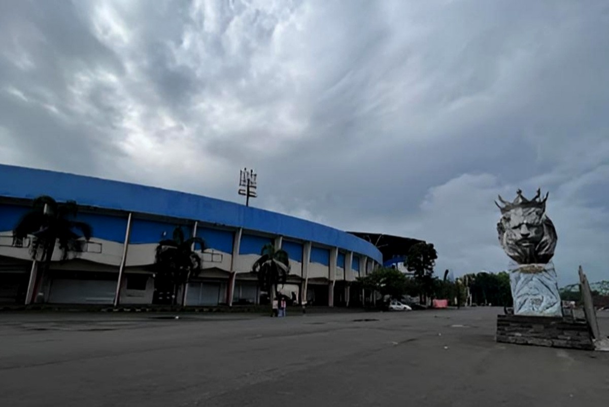 Sekitaran Stadion Kanjuruhan Kabupaten Malang. (Nayirotul to Jatimnow.com)