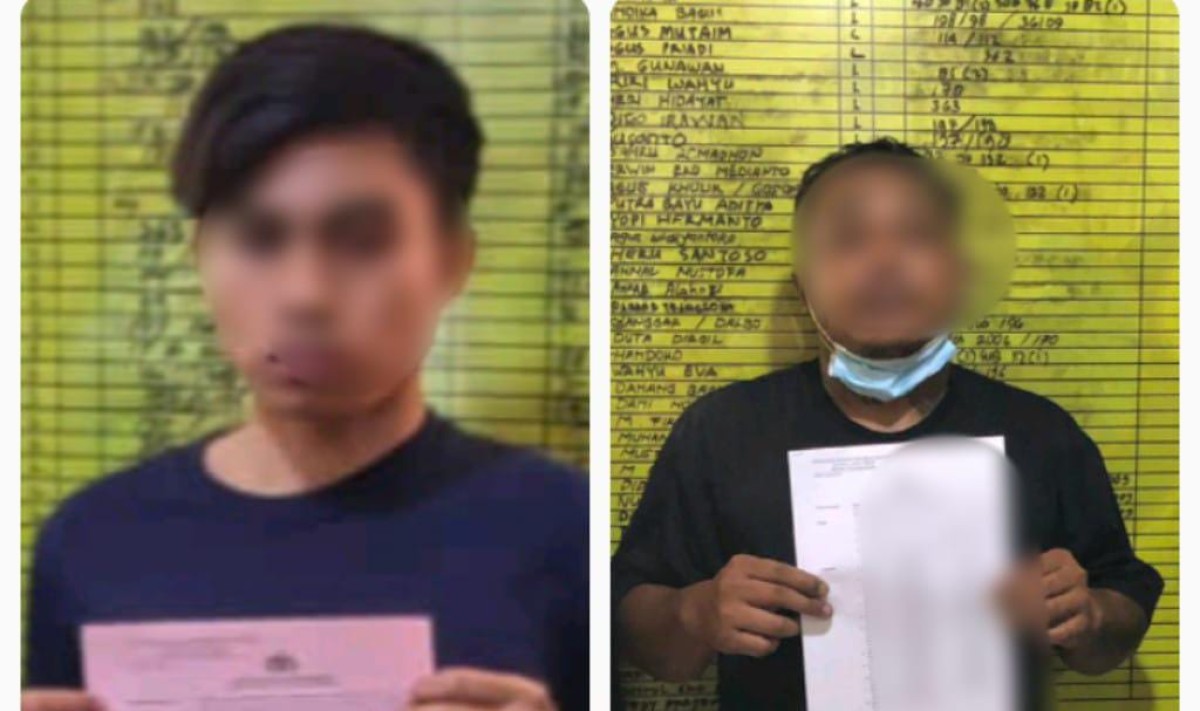 Tersangka pengedar petasan. (foto: Humas Polres Tulungagung for jatimnow.com)