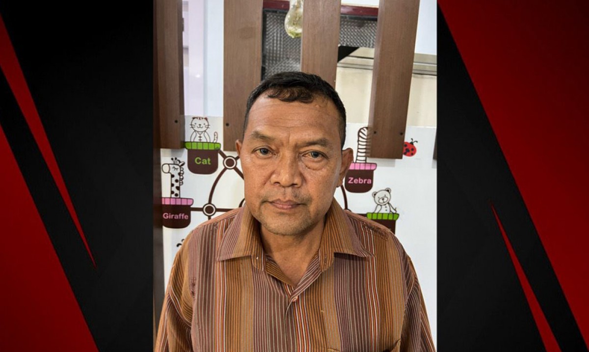 Romli penjual petasan di Pasuruan. (foto: Polres Pasuruan for jatimnow.com)