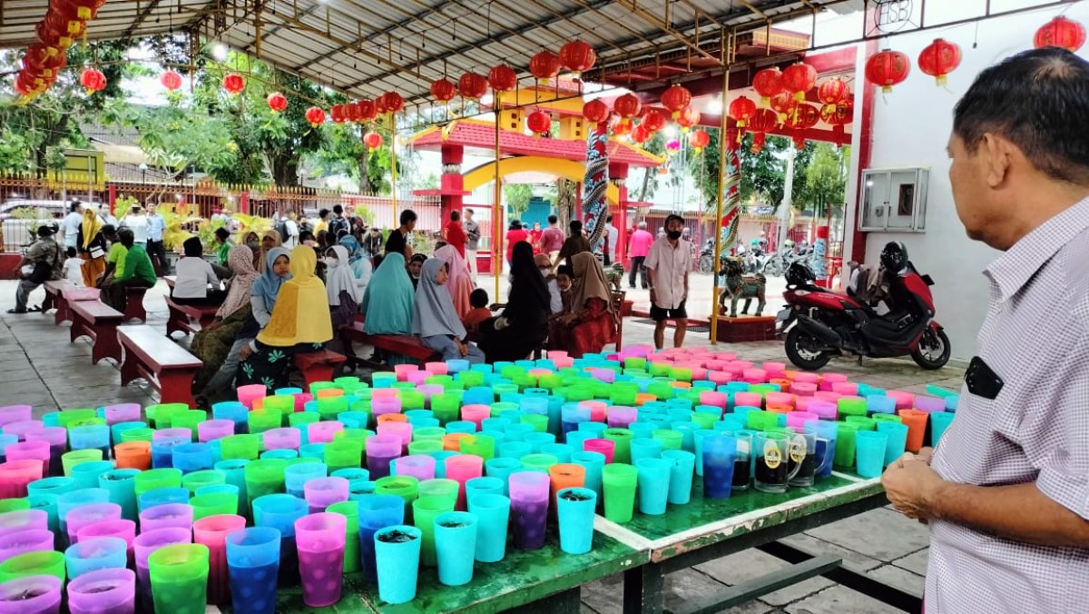 Bukber di Klenteng TITD Hok Swie Bio, Potret Toleransi Antar Umat Beragama Bojonegoro