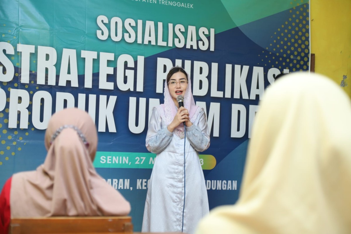 Hadiri Program Mening Deh, Novita Ajak Manfaatkan Medsos Tingkatkan Penjualan Produk UMKM Trenggalek