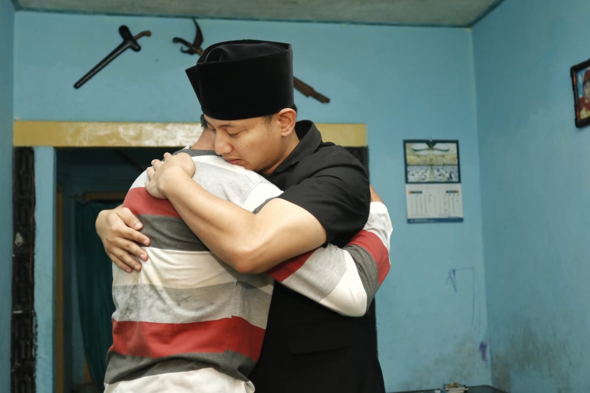 Mas Ipin Kunjungi Rumah Duka Bayi Meninggal Pascaimunisasi