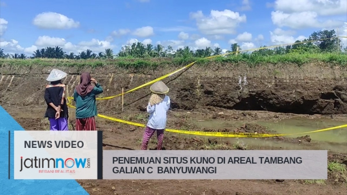 Penemuan Situs Kuno di Areal Tambang Galian C Banyuwangi