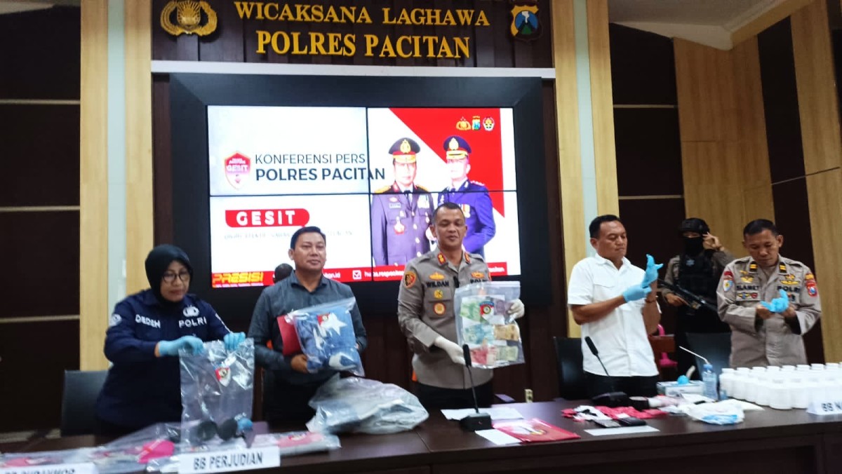 Kakek di Pacitan cabuli bocah 4 tahun anak tetangga (Foto: Humas Polres Pacitan)