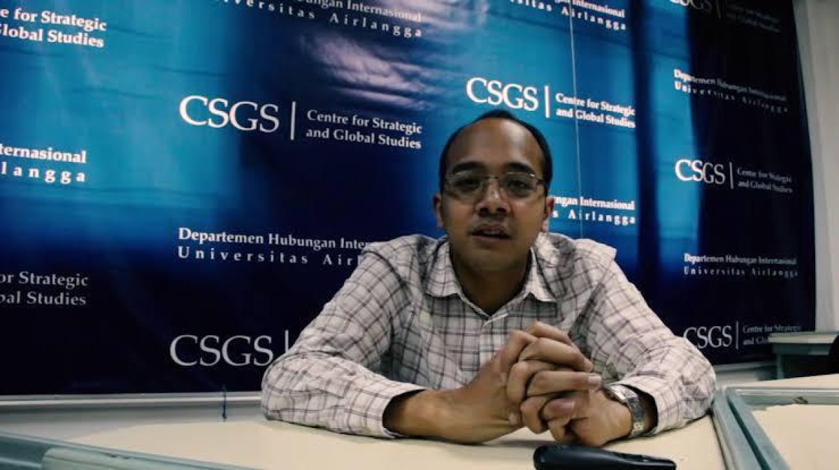 Dosen Departemen Hubungan Internasional Unair, Radityo Dharmaputra (Foto: Dok. pribadi)