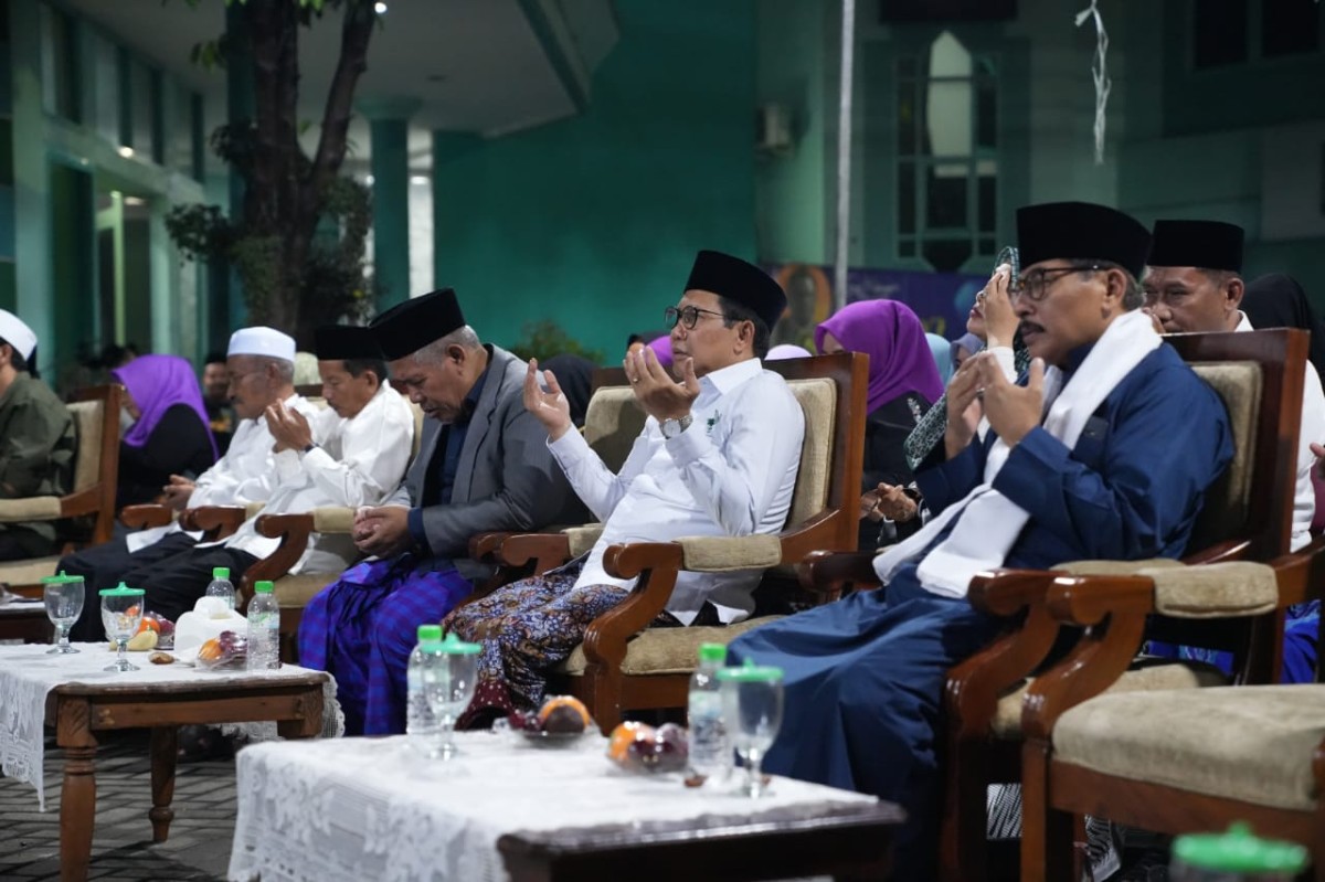 Peringatan Nuzulul Quran yang digelar PKB di Masjid Darussalam. (Foto: Ni'am Kurniawan/jatimnow.com)
