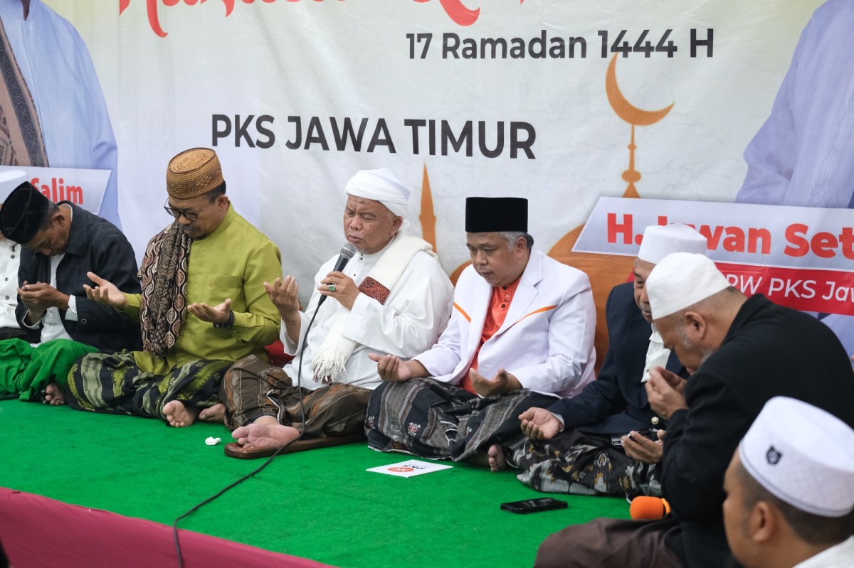 Peringatan Nuzul Quran di Kantor DPW PKS Jatim (Foto: PKS Jatim for jatimnow.com)