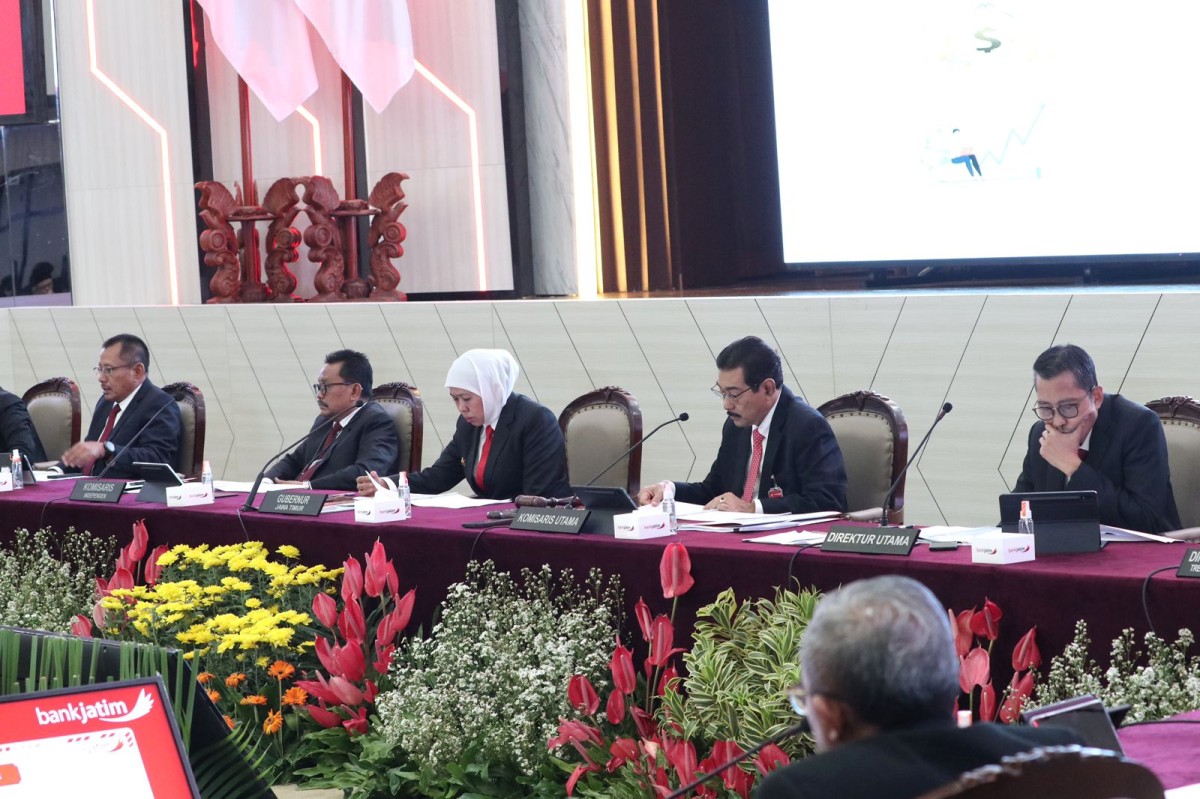 Rapat Umum Pemegang Saham (RUPS) Bank Jatim (Foto: Bank Jatim for jatimnow.com)