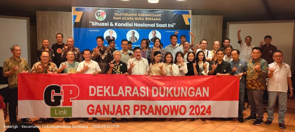 Deklarasi GP Link di Surabaya (Foto: Ita for jatimnow.com)
