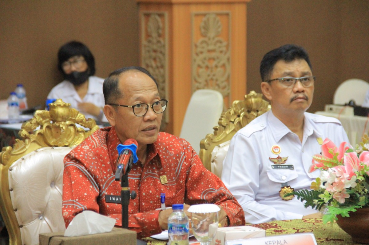 Kakanwil Kemenkumham Jatim, Imam Jauhari dalam Forum Dilkumjakpol Plus (Foto: Humas Kanwil Kemenkumham Jatim)