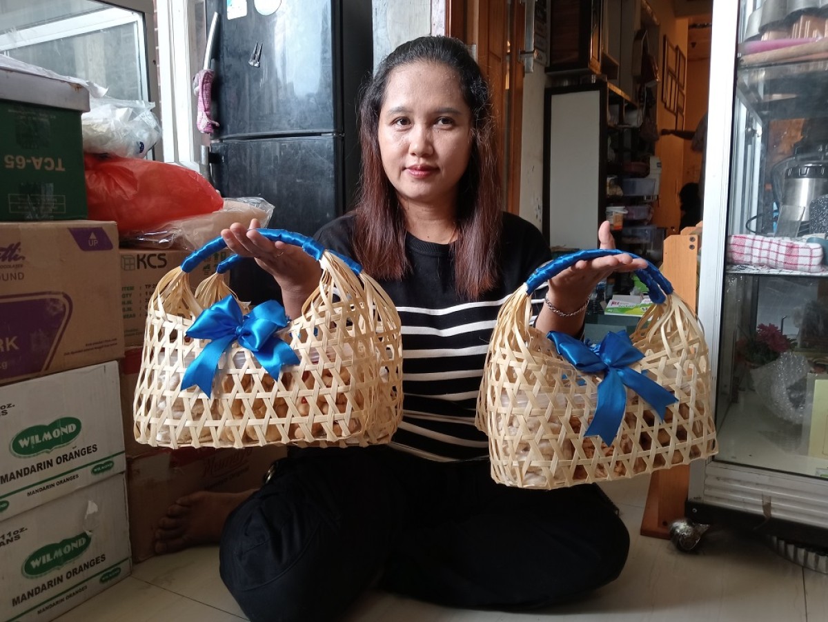 Kue kering hasil produksi rumah puding Tasya di Perum Grand Erlangga, Desa Pulo Lor, Kec. Jombang, Kabupaten Jombang. (Foto: Elok Aprianto/jatimnow.com)