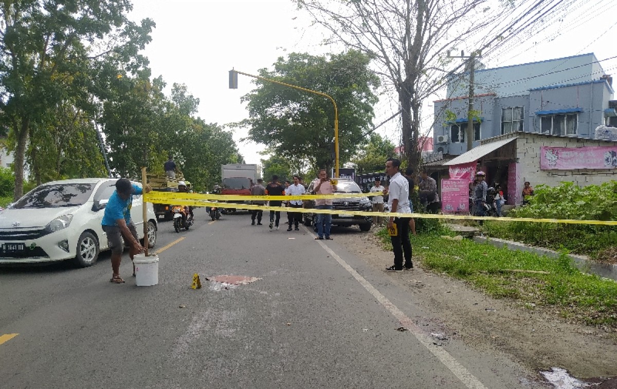 Lokasi kejadian pembacokan di Bangkalan. (Foto: Fathor Rahman/jatimnow.com)
