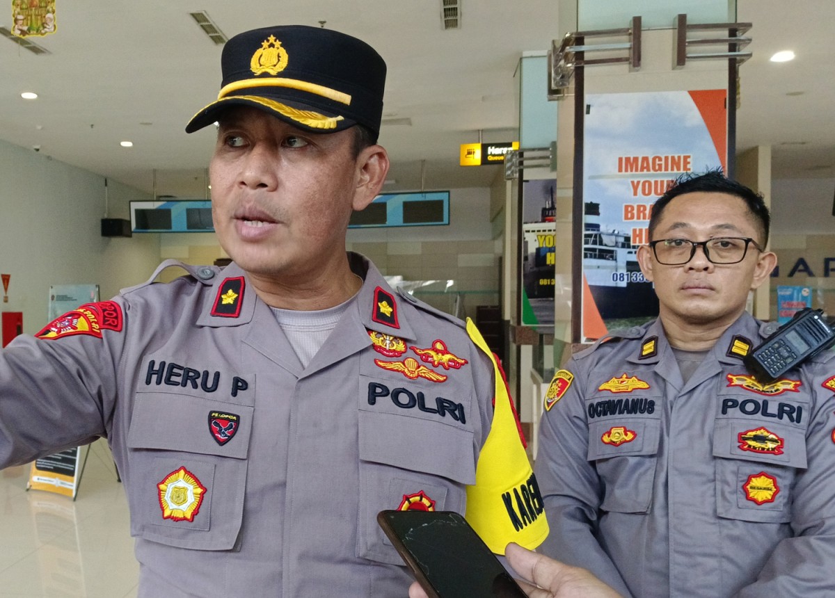 Kabag Ops Polres Pelabuhan Tanjung Perak Surabaya, AKP Heru Purwandi (Foto: Rama Indra/jatimnow.com)