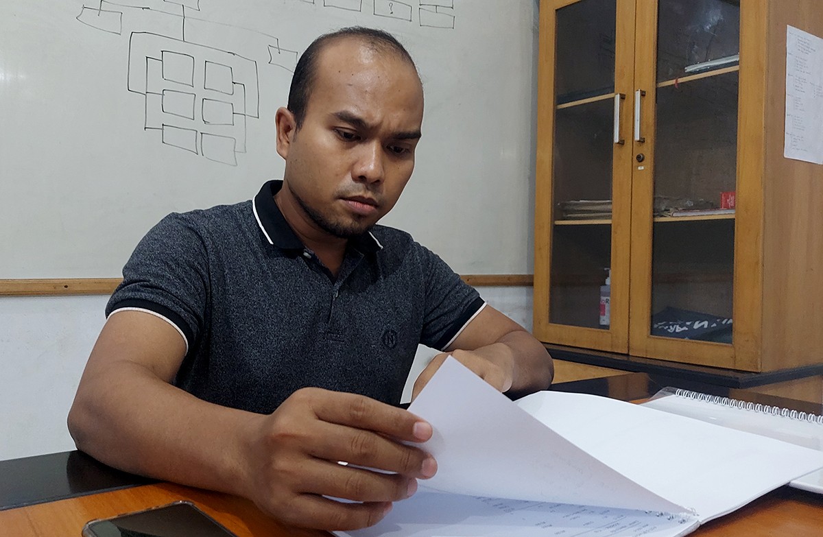 Korban Dugaan Penganiayaan Oknum KPU Surabaya Disomasi