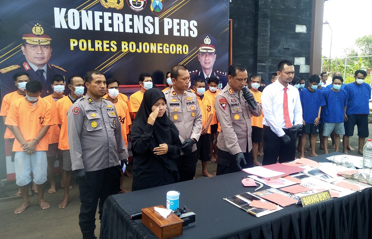 Togel Masih Marak, Polres Bojonegoro Ungkap 15 Kasus Judi