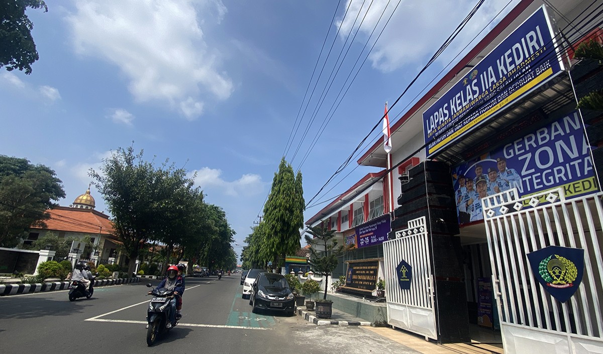 Foto : Lapas Kelas IIA Kediri. (Foto : Yanuar Dedy/jatimnow.com)
