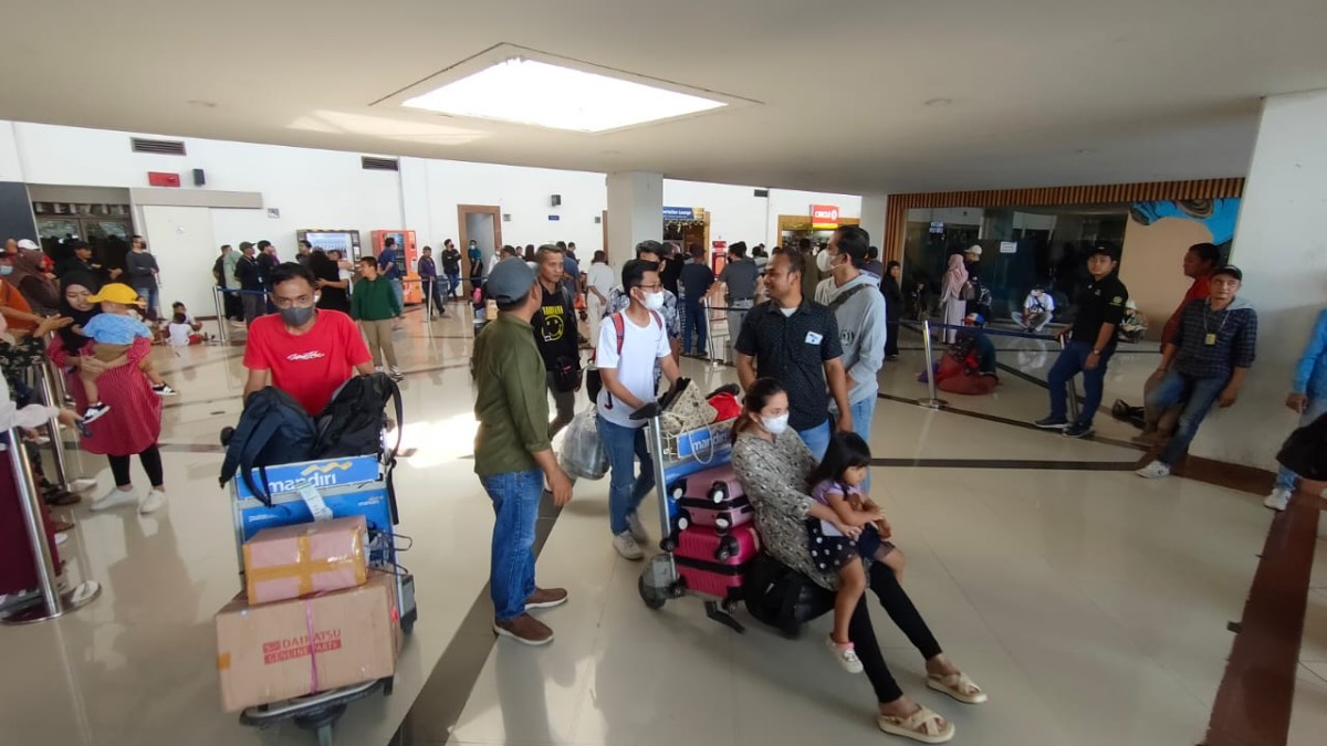 Bandara Internasional Juanda 440.066 penumpang sepanjang angkutan Lebaran 2023. (foto: Angkasa Pura I for jatimnow.com)