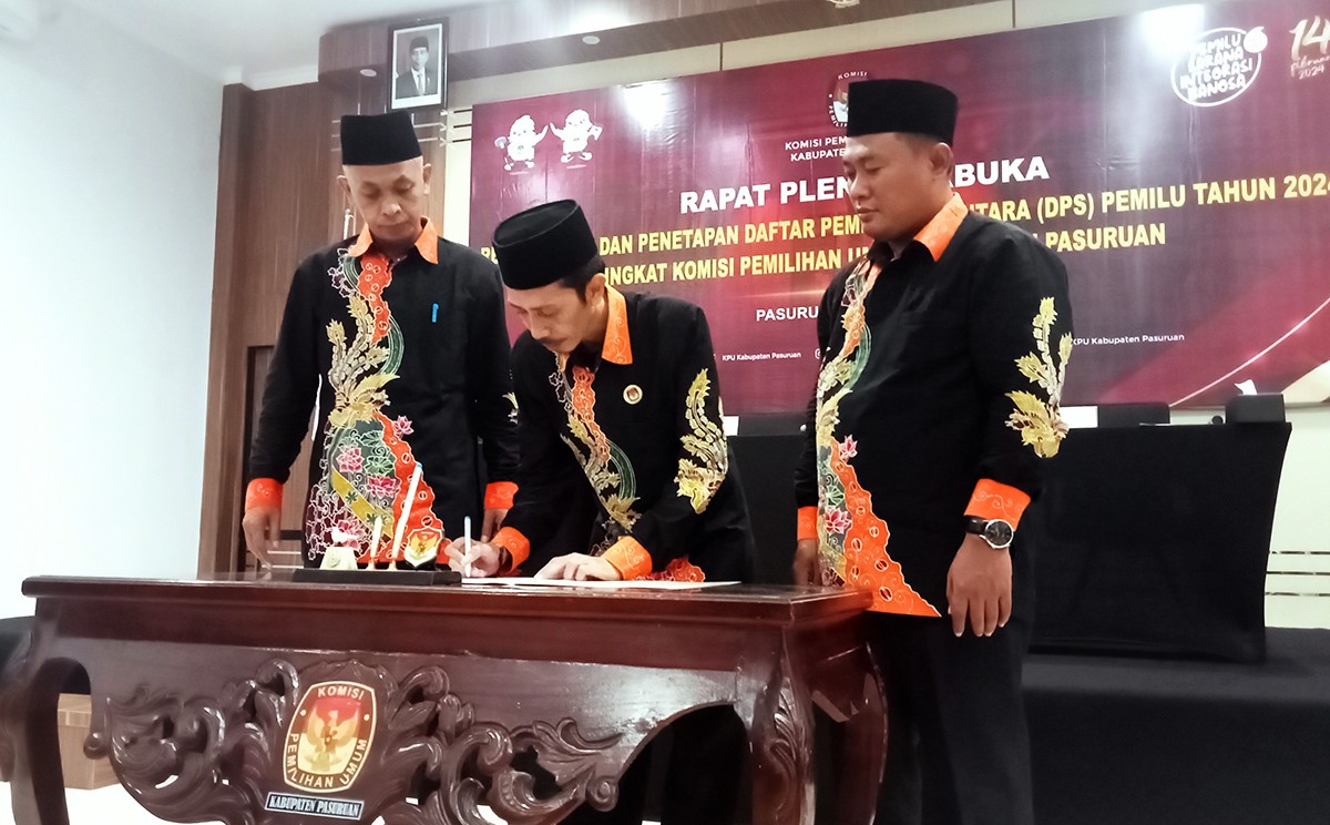 DPS Pemilu 2024 di Kabupaten Pasuruan Turun, Ini Jumlahnya