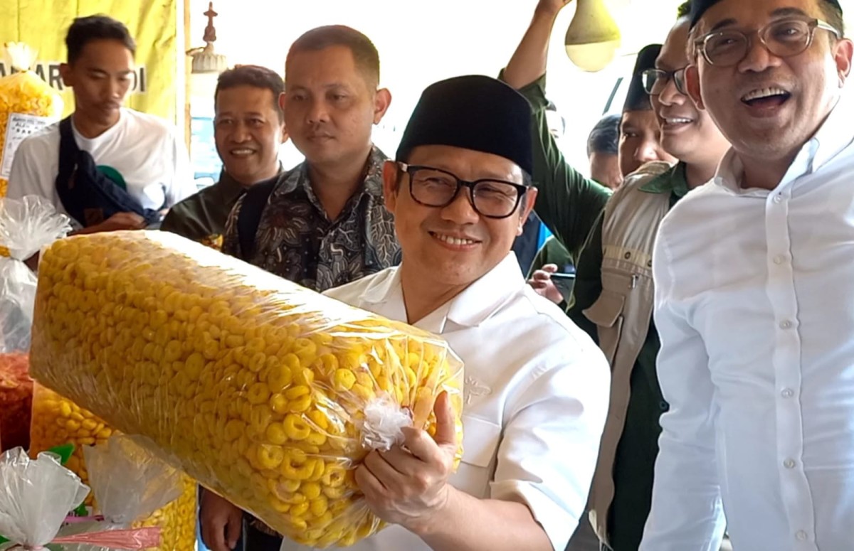 Ketum PKB, Muhaimin Iskandar saat berada di Trenggalek (Foto: Bramanta Pamungkas/jatimnow.com)