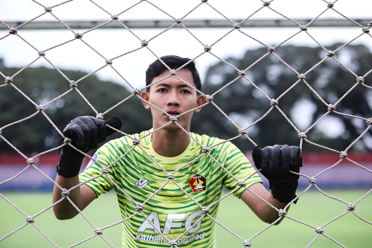 Eko Saputro, kiper Persik Kediri. (Foto : Persik Kediri for jatimnow.com)