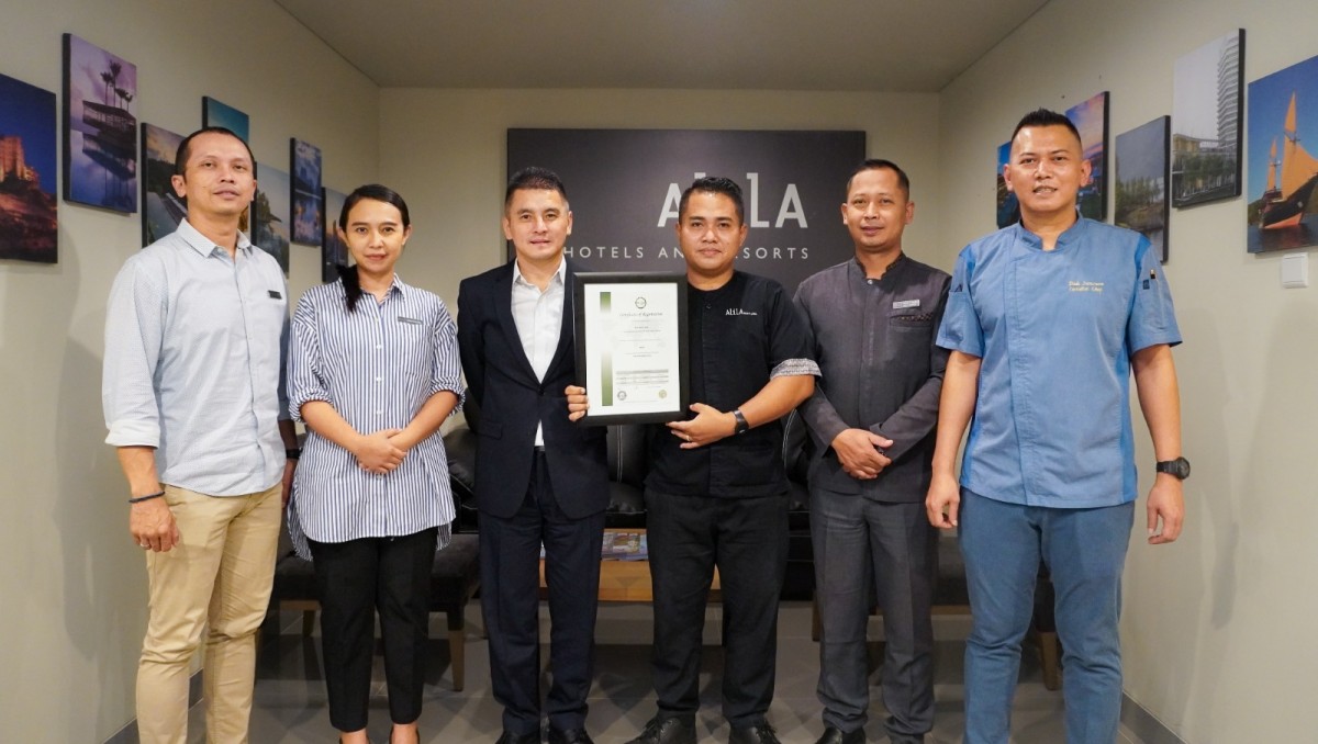 Alila Hotel solo saat mendapatkan HACCP (Foto: Alila Hotel Solo for jatimnow.com)