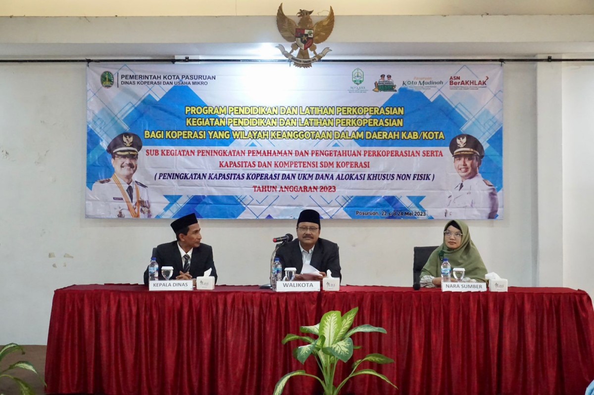 Peningkatan Kapasitas Koperasi dan UKM Kota Pasuruan (Foto-foto: Pemkot Pasuruan)