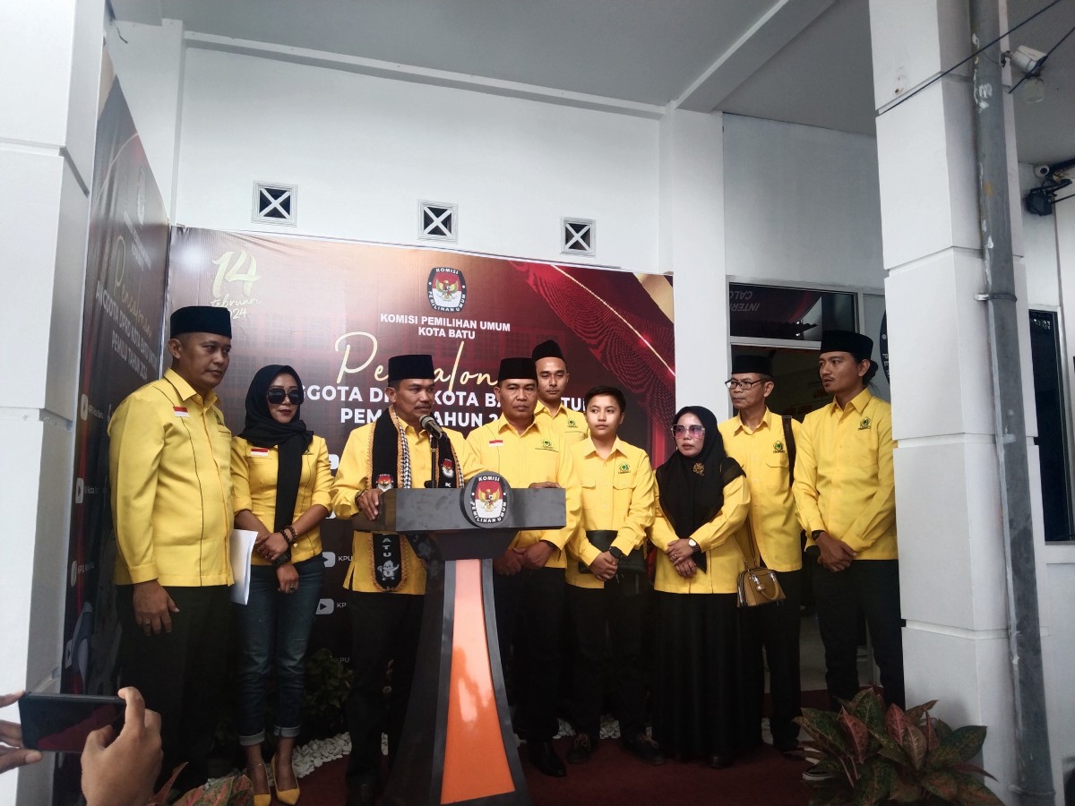 DPD Golkar Kota Batu Daftarkan 30 Bacaleg, sebagian Mantan Pejabat Pemkot