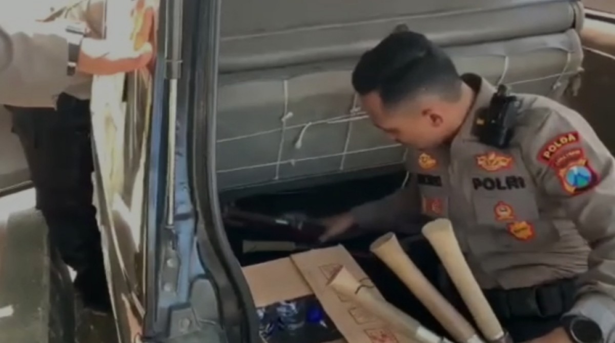 Polisi Tetapkan 5 Tersangka Pendukung Cakades Bawa Sajam