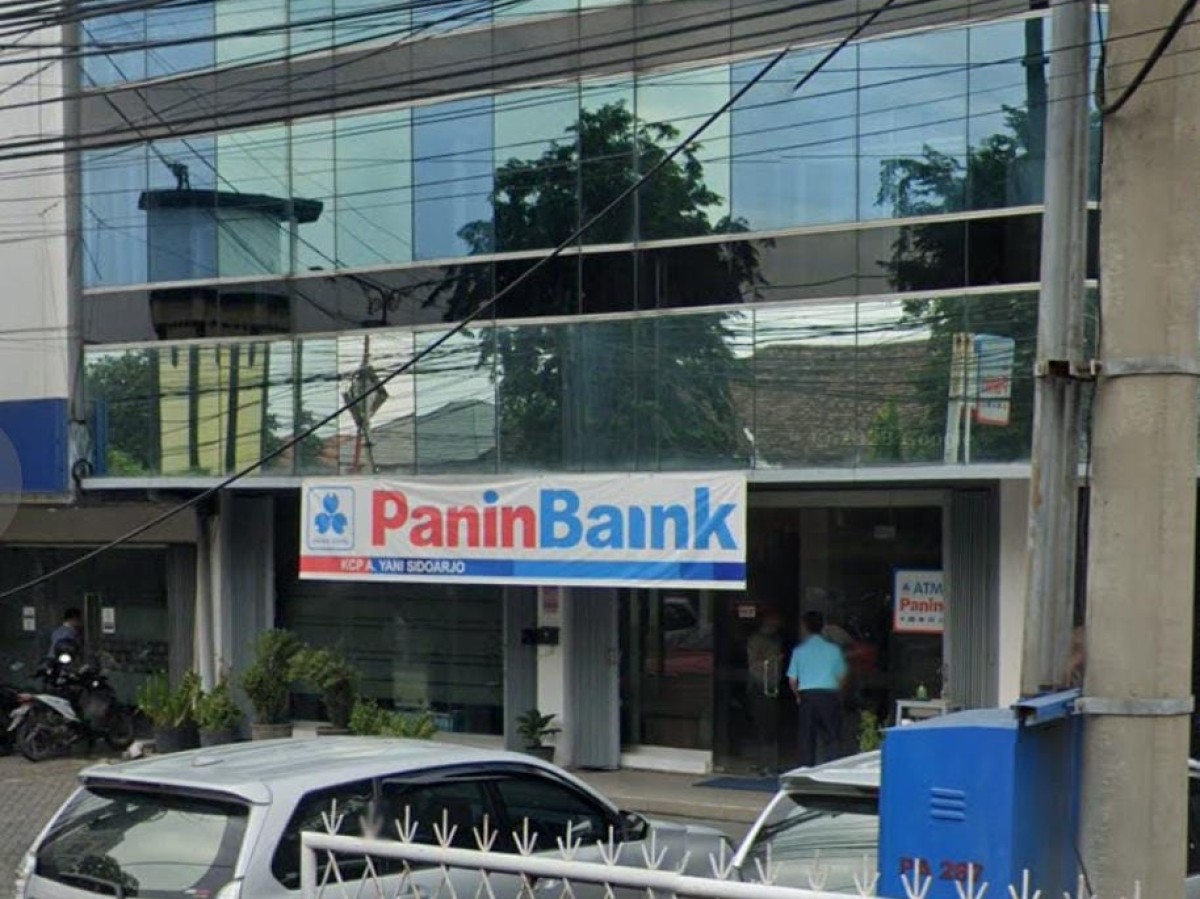 Bank Panin yang brankasnya dibobol. (Foto: Waluyo for jatimnow.com)