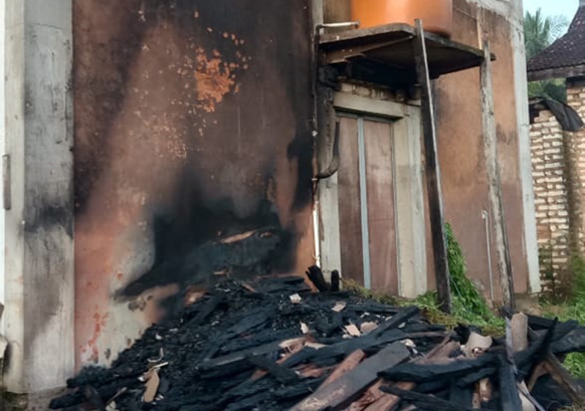 Sudah Dua Kali Kantor MWCNU Lenteng Sumenep itu Dibakar