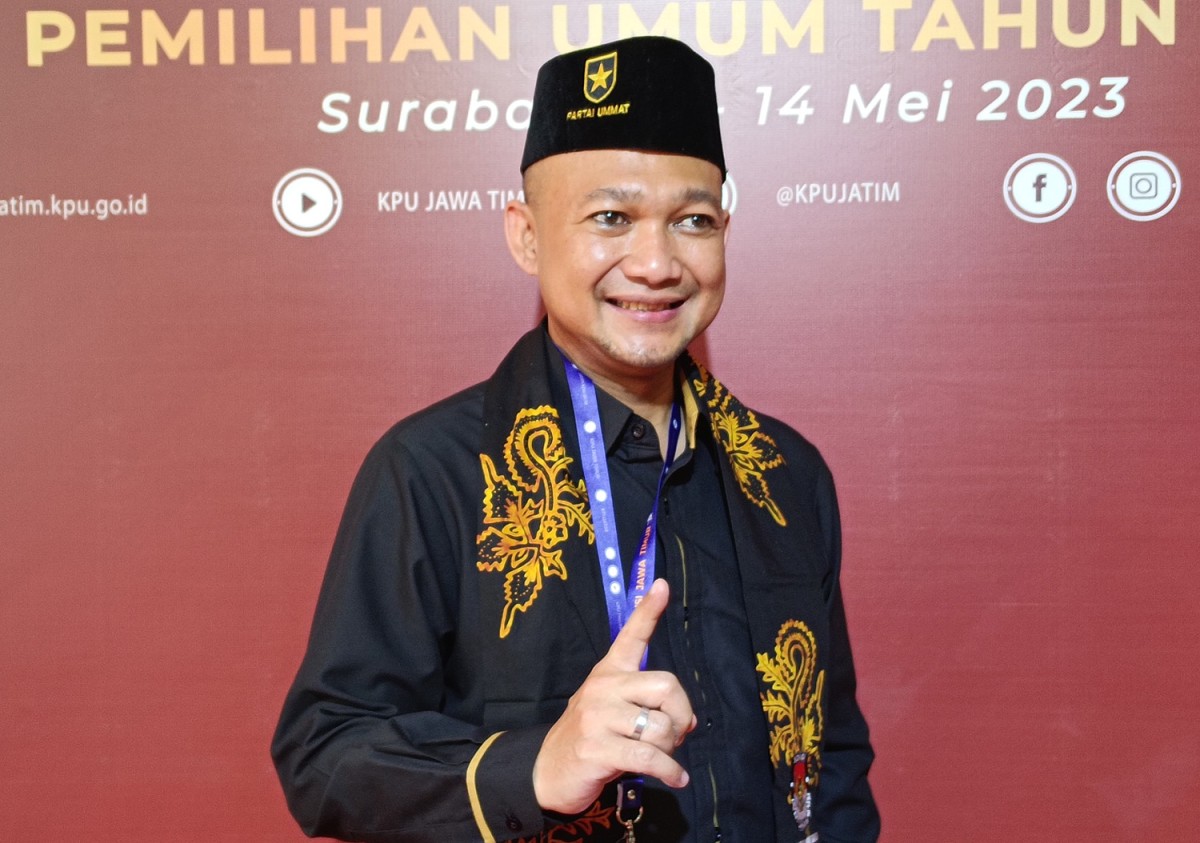 Sekretaris DPW Partai Ummat Jatim, Bagus Ani Putra (Foto: Rama Indra/jatimnow.com)