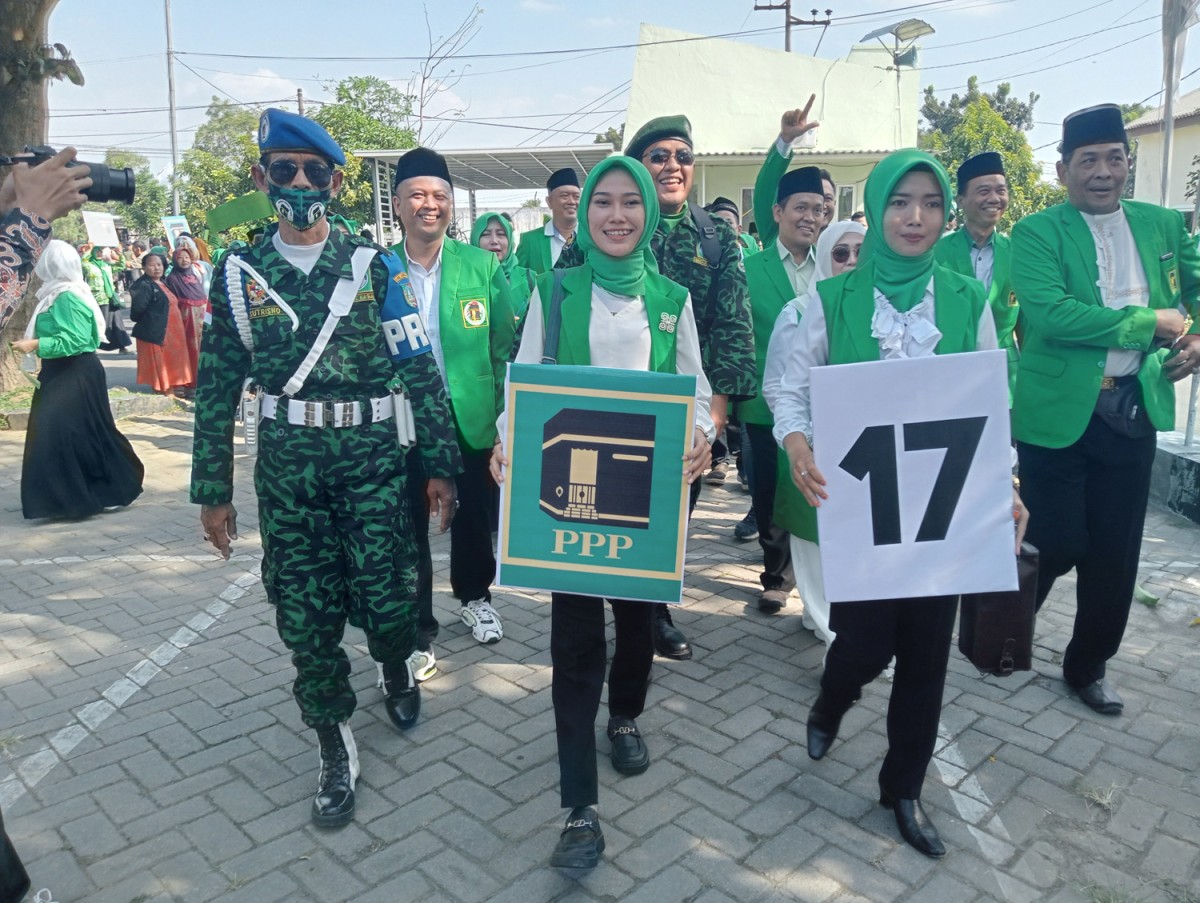 Pendaftaran Bacaleg PPP Jombang (Foto-foto: Elok Aprianto/jatimnow.com)