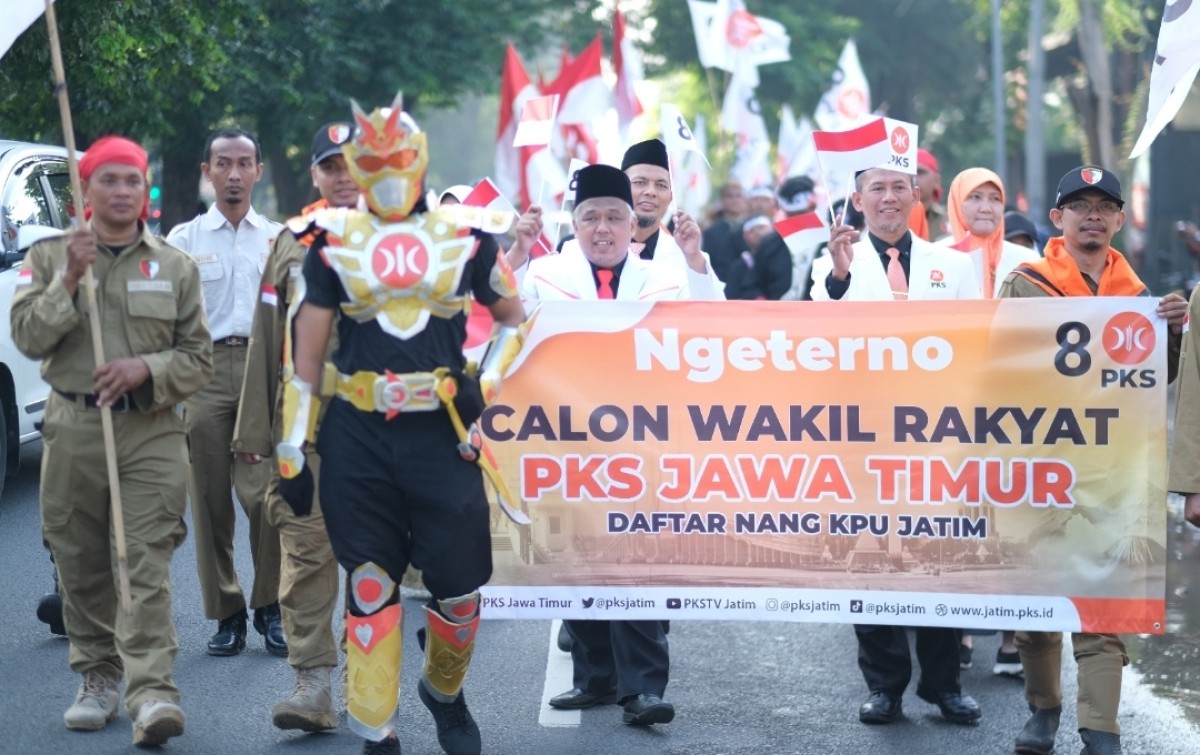 Daftarkan 120 Bacaleg, PKS Optimis Raih 15 Persen Kursi di DPRD Jatim