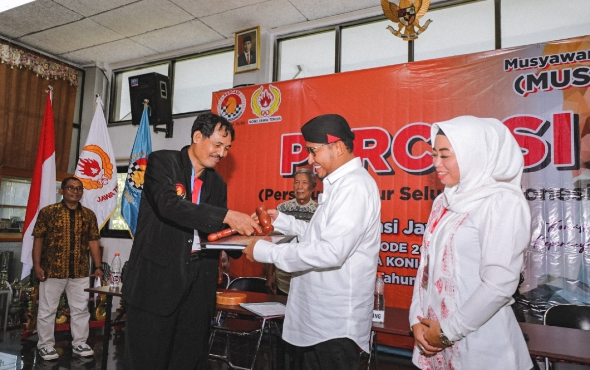 Ahmad Fauzi terpilih sebagai Ketua Percasi Jatim (foto: Muhlis for jatimnow.com)