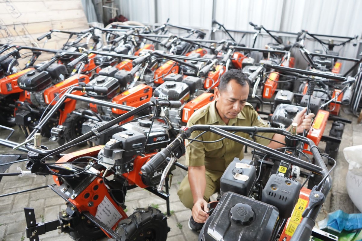Sarana prasarana pertanian di Kabupaten Kediri. (Foto : Humas Pemkab Kediri/jatimnow.com)