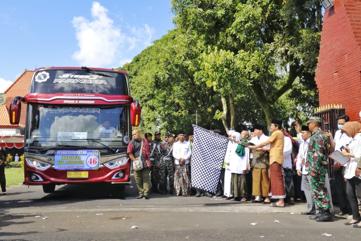 Mas Ipin Lepas Keberangkatan 519 Jemaah Calon Haji asal Trenggalek