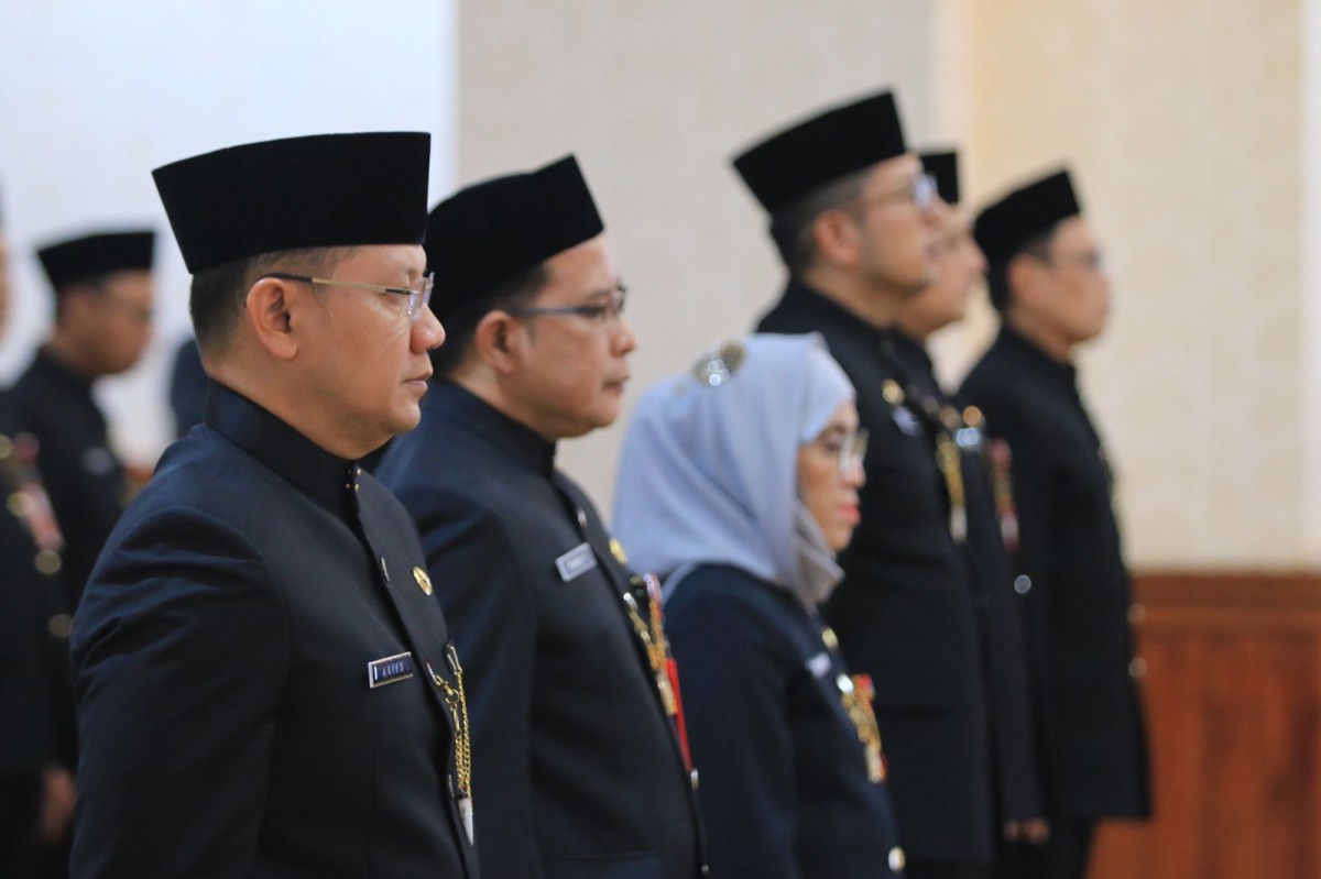 Enam pejabat eselon ll Pemprov Jatim yang dirotasi (Foto: Ni'am Kurniawan/jatimnow.com)