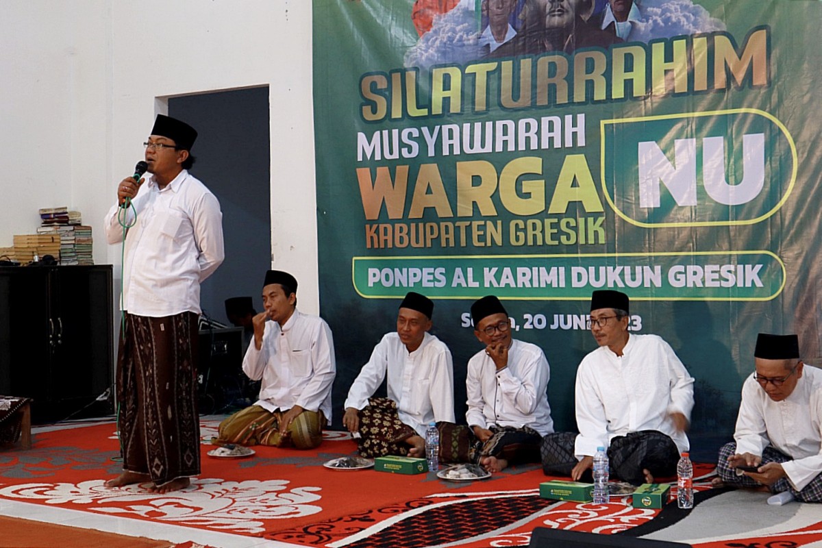 Acara Silaturahmi dan Musyawarah Warga NU Gresik (Foto: panitia for jatimnow.com)
