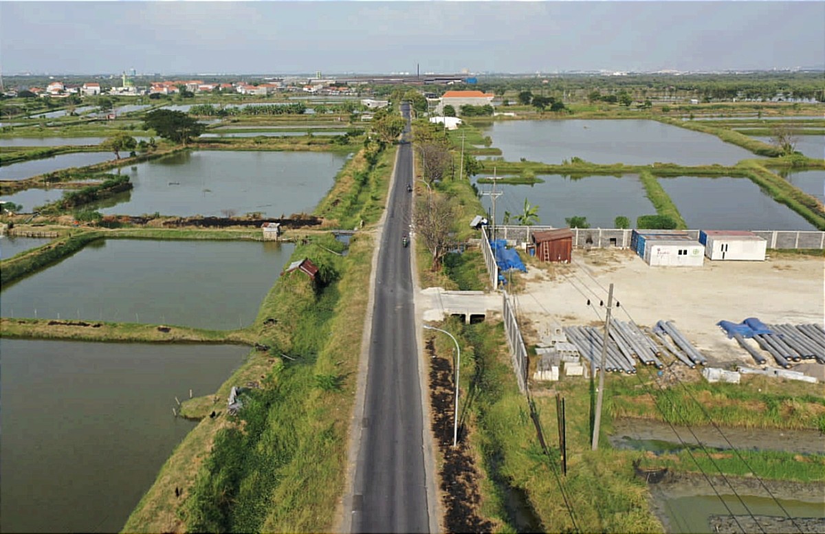 ruas Jalan Betoyo - Dagang, Kecamatan Manyar. (Foto: Humas Pemkab Gresik)