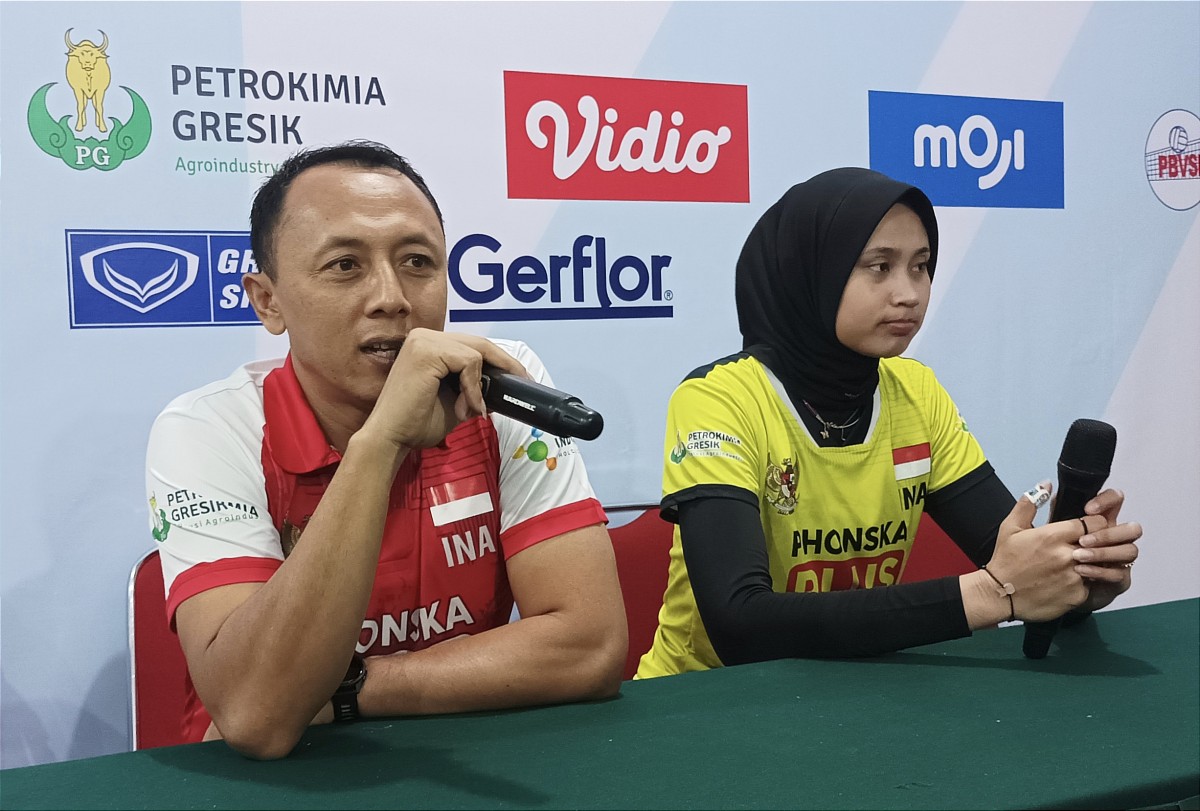 Libas India 3-0, Tim Voli Putri Indonesia Juara Grup E AVC Challenge Cup 2023