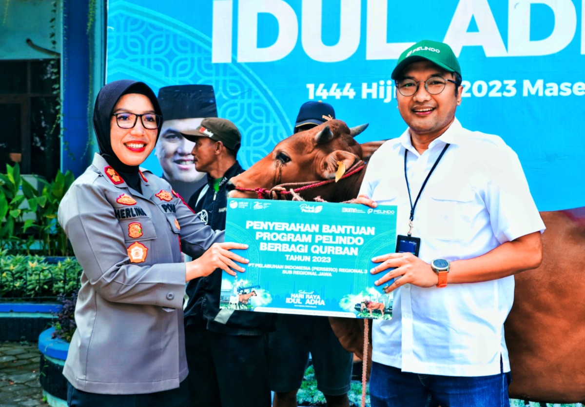 Pelindo Regional 3 Salurkan Bantuan Kurban Lebih Dari 85 Ekor Sapi