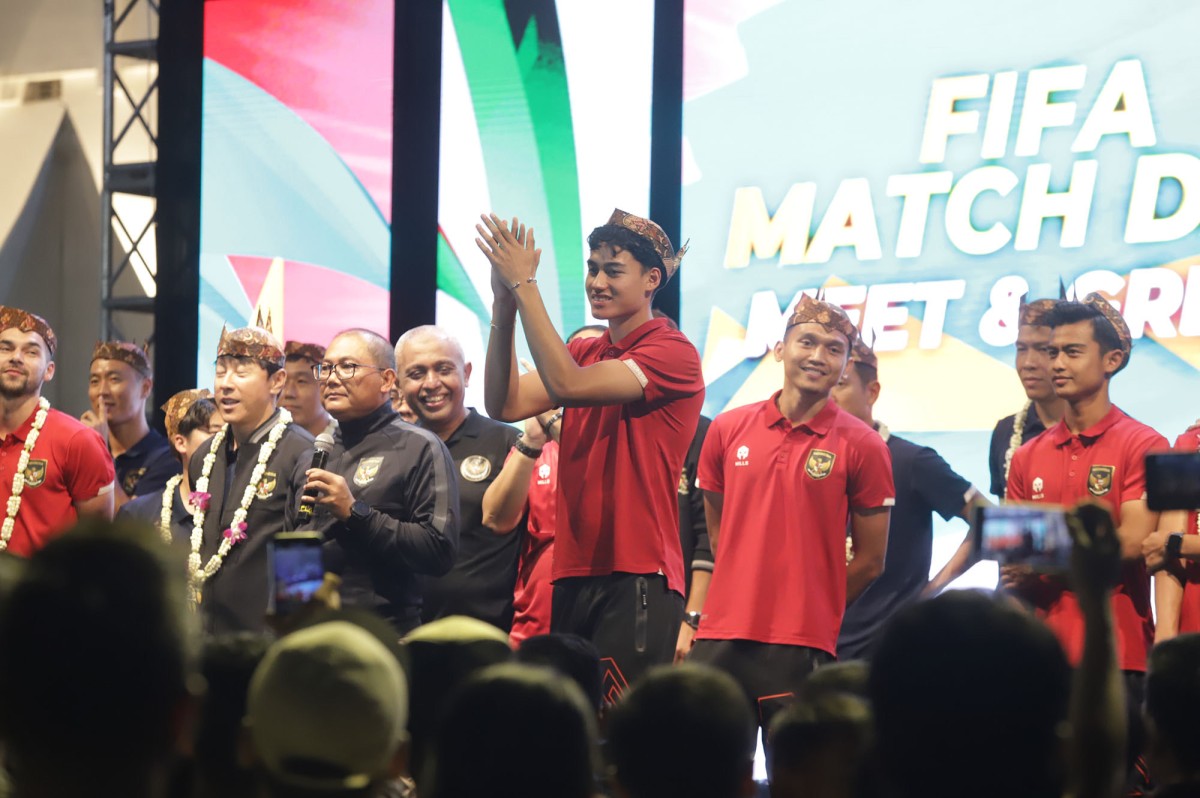 Surabaya Bakar Semangat Timnas Indonesia jelang Tanding Lawan Palestina