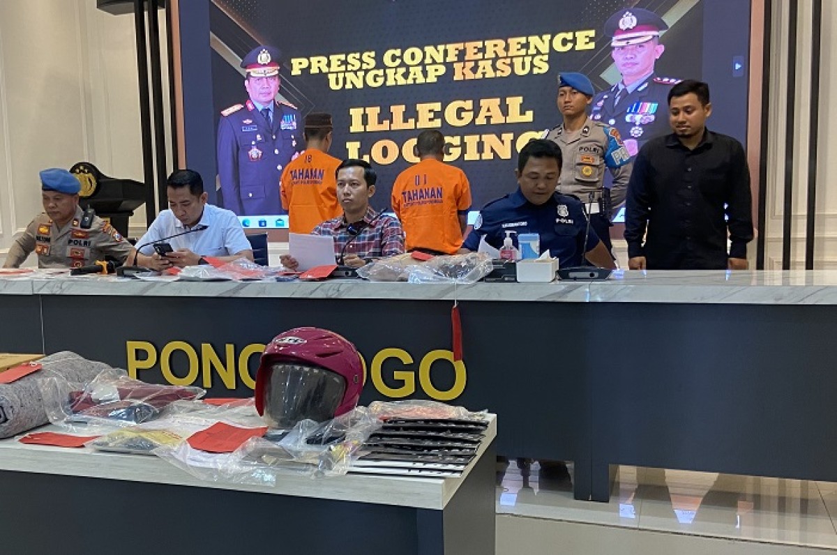 2 Pelaku Illegal Logging di Ponorogo Diringkus, Otak Komplotan Kabur