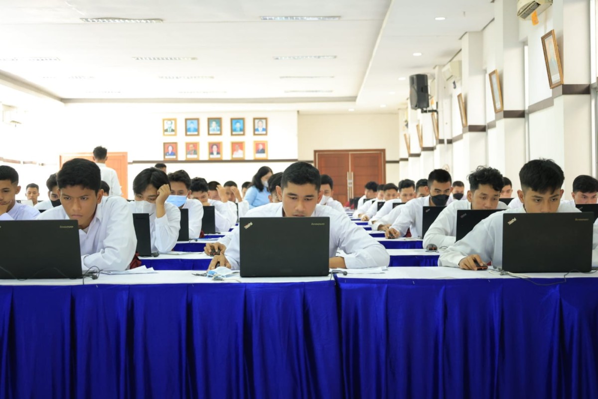Seleksi Calon Taruna (Catar) Politeknik Pemasyarakatan dan Imigrasi. (Foto: Humas Kanwil Kemenkumham Jatim/jatimnow.com)