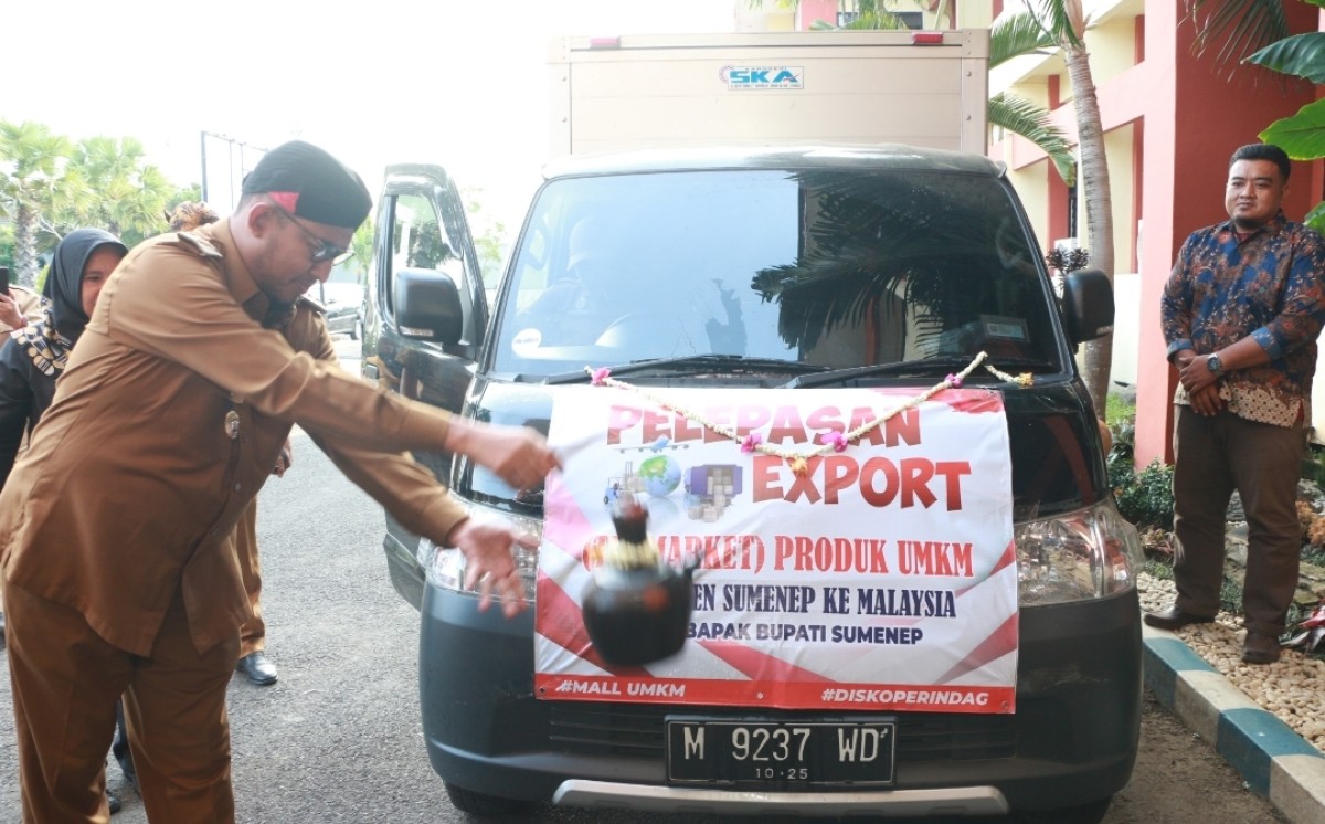 Pelepasan ekspor UMKM Sumenep ke Malaysia (Foto-foto: Muhlis for jatimnow.com)