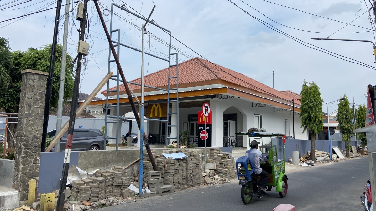 Gerai McD baru di Kediri. (Foto : Yanuar Dedy/jatimnow.com)