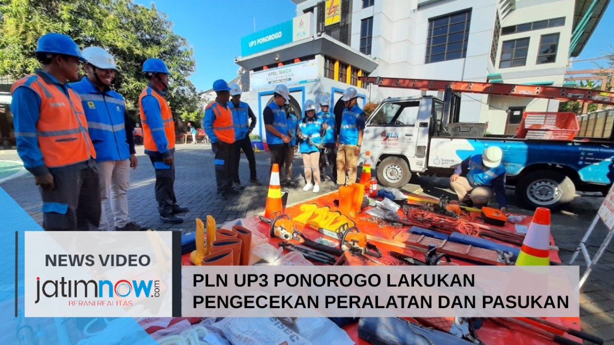 Video: PLN UP3 PLN UP3 Ponorogo Lakukan Pengecekan Peralatan dan Pasukan