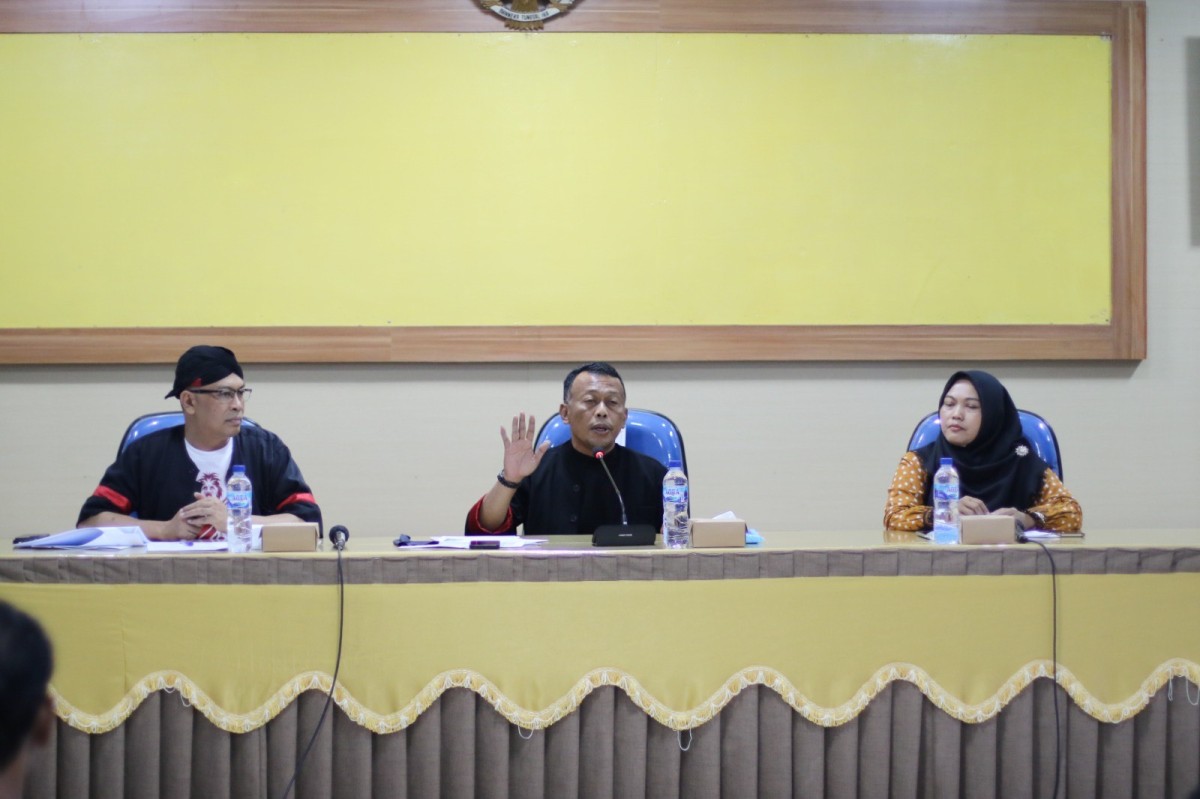 Peserta seleksi perangkat desa yang dikumpulkan oleh Bupati Ponorogo, Sugiri Sancoko beberapa waktu lalu. (Foto: Prokopim Ponorogo)