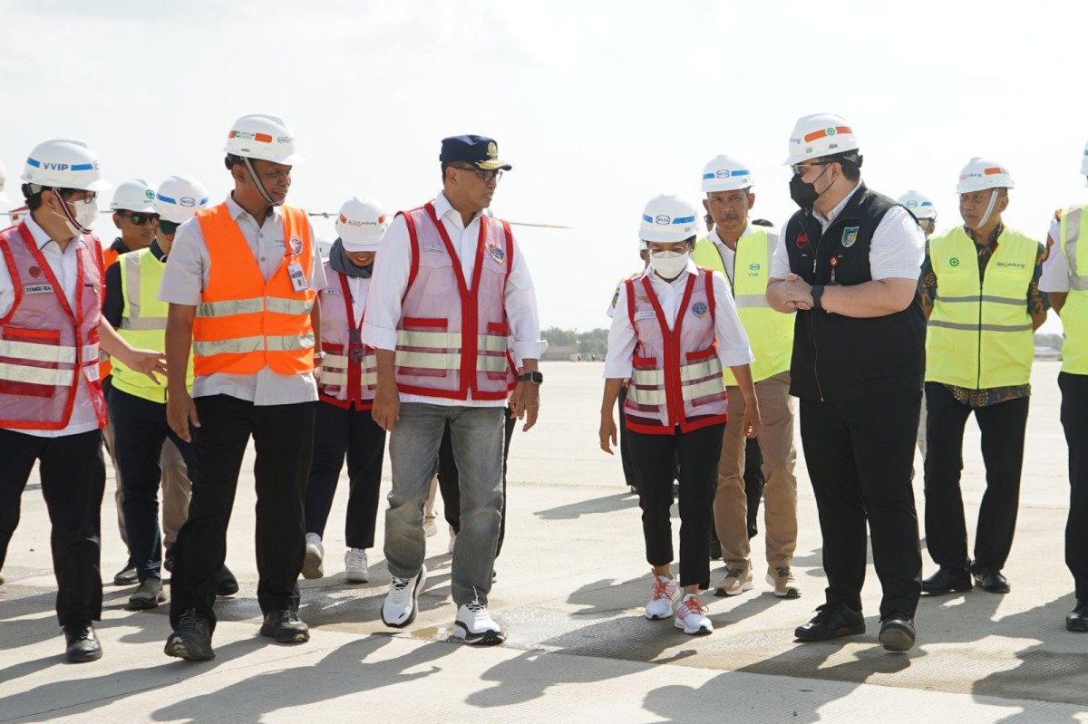Mas Dhito Tinjau Progres Bandara Kediri Bareng Menhub, Prediksi Selesai Akhir 2023